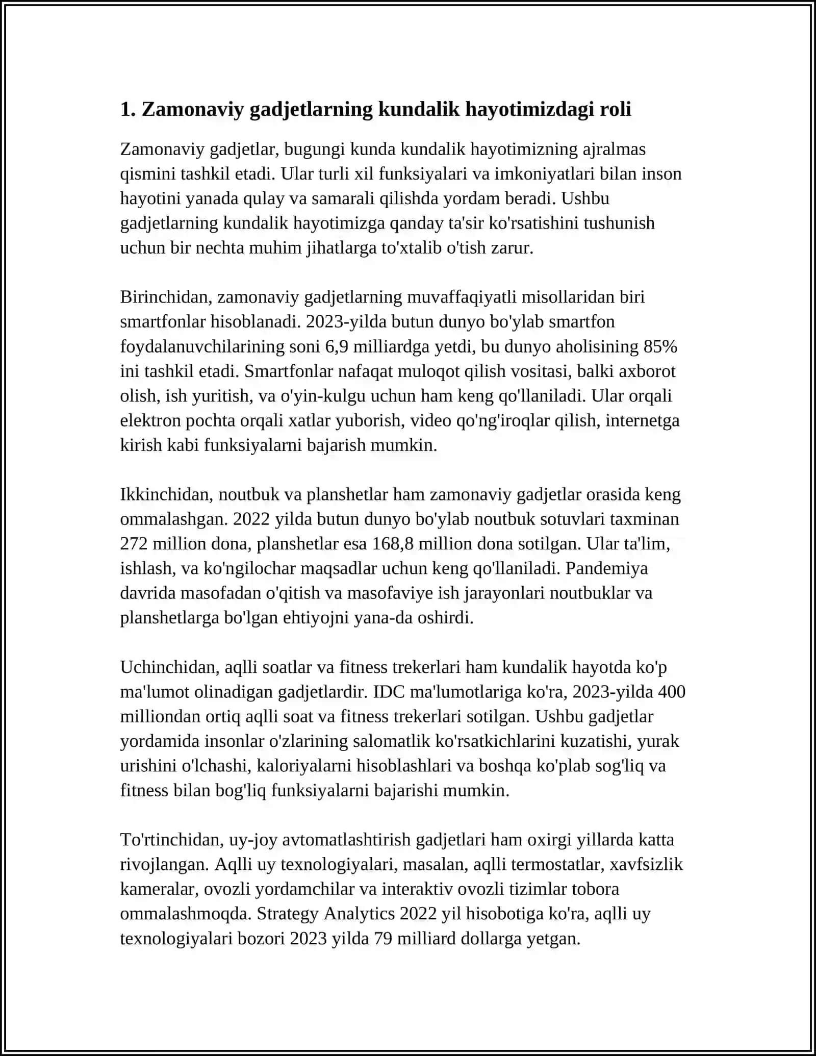 ZAMONAVIY RAQAMLI TEXNOLOGIYALAR GADJETLAR,BUYUMLAR IMTERNETI, SIMSIZ INTERNET, 3D BOSMA TEXNOLOGIYALAR 4