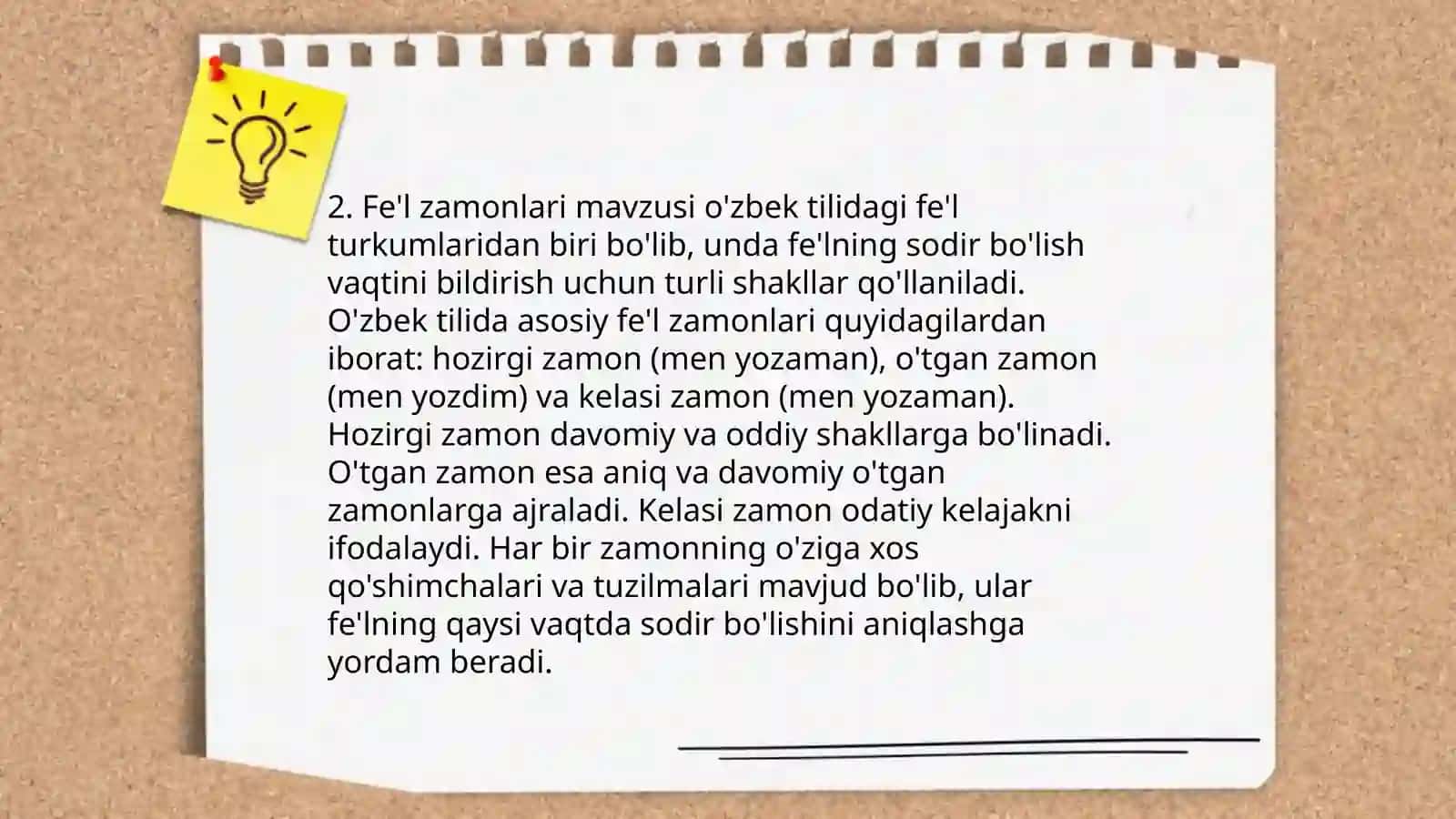 Son ot fe'l so'z turkumlari. 1-4-sinf 4