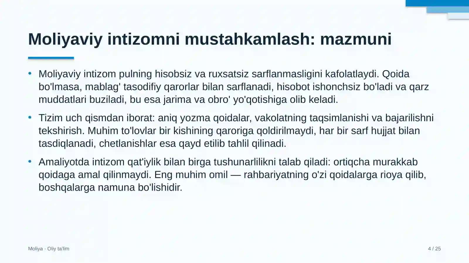 tosh shag'al karyerlarida moliyaviy intizomni mustahkamlash 6167 4