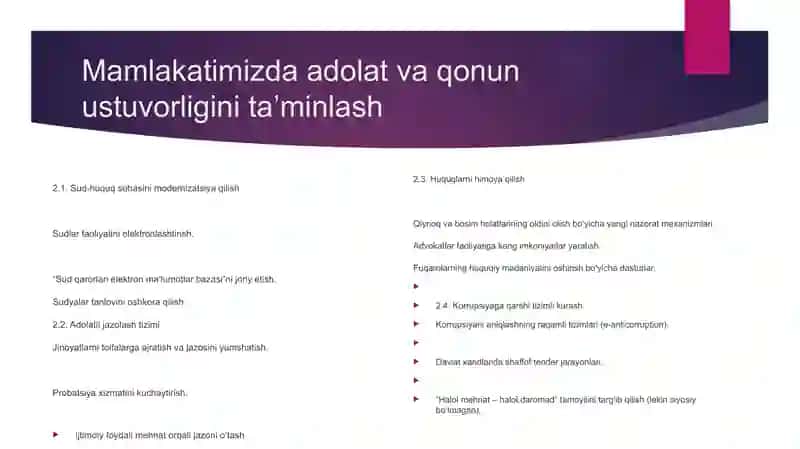 2022–2026 Yillarga Mo‘ljallangan Yangi O‘zbekiston Taraqqiyot Strategiyasi 4