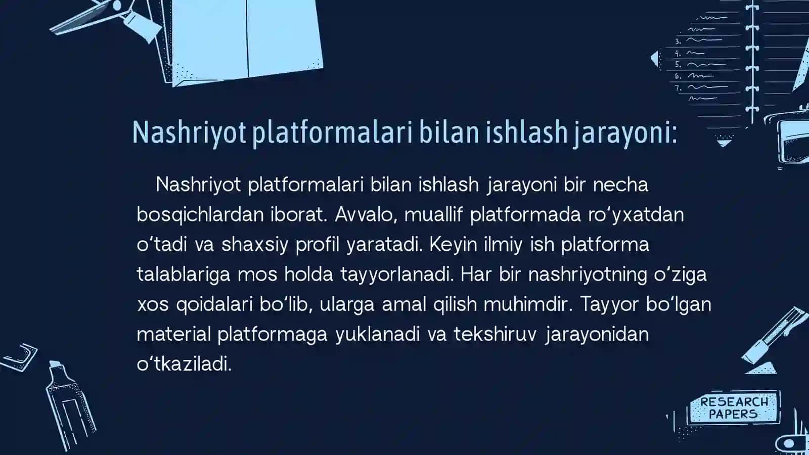 Nashriyot platformalari bilan ishlash 4