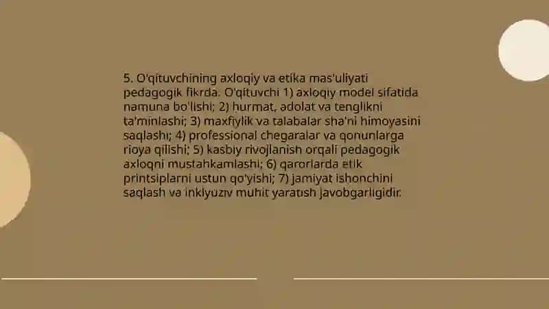 O'qituvchi pedagogik qobiliyatining asosiy sifatlari va yetakchi xususiyatlari 4