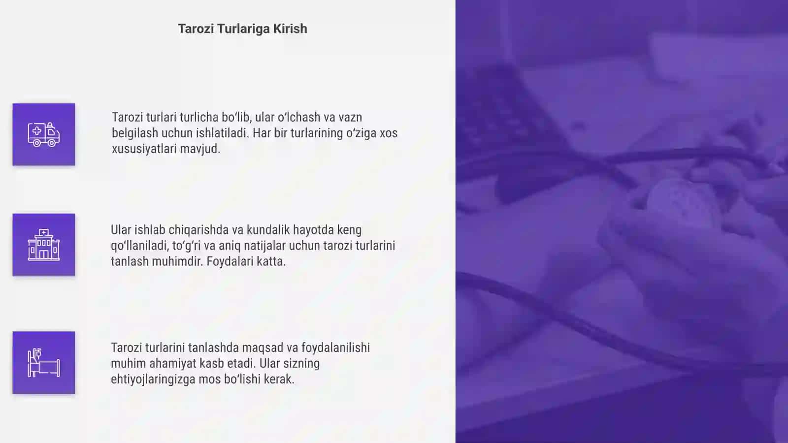Tarozi turlari va ularni ishlatilishi 4