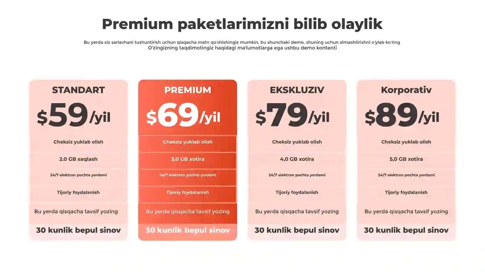 Taqdimot uchun bepul narxlash infografik Taqdimoti (11 Slayd) 4