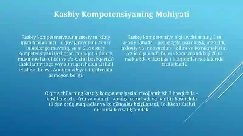 Ta'lim Sifatini Yaxshilashga Hissa 4