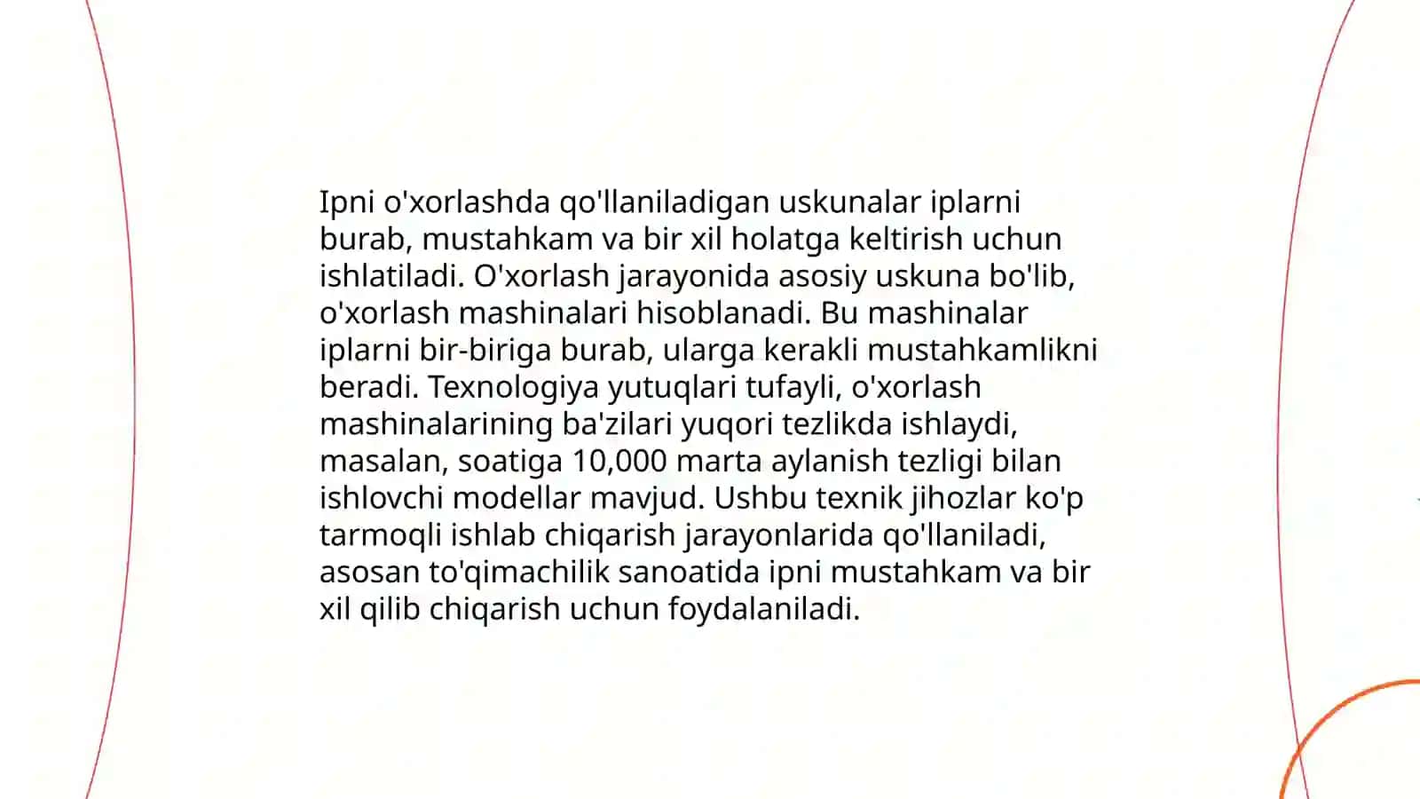 Ipni oxorlash jarayonlari va mashinalari 4