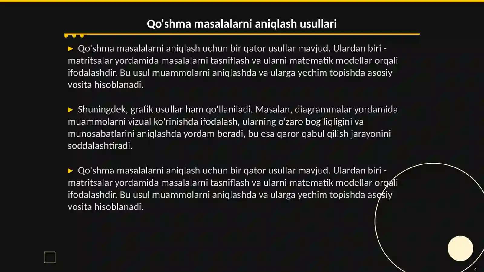 ChPMda ikkilanish nazariyasi 4