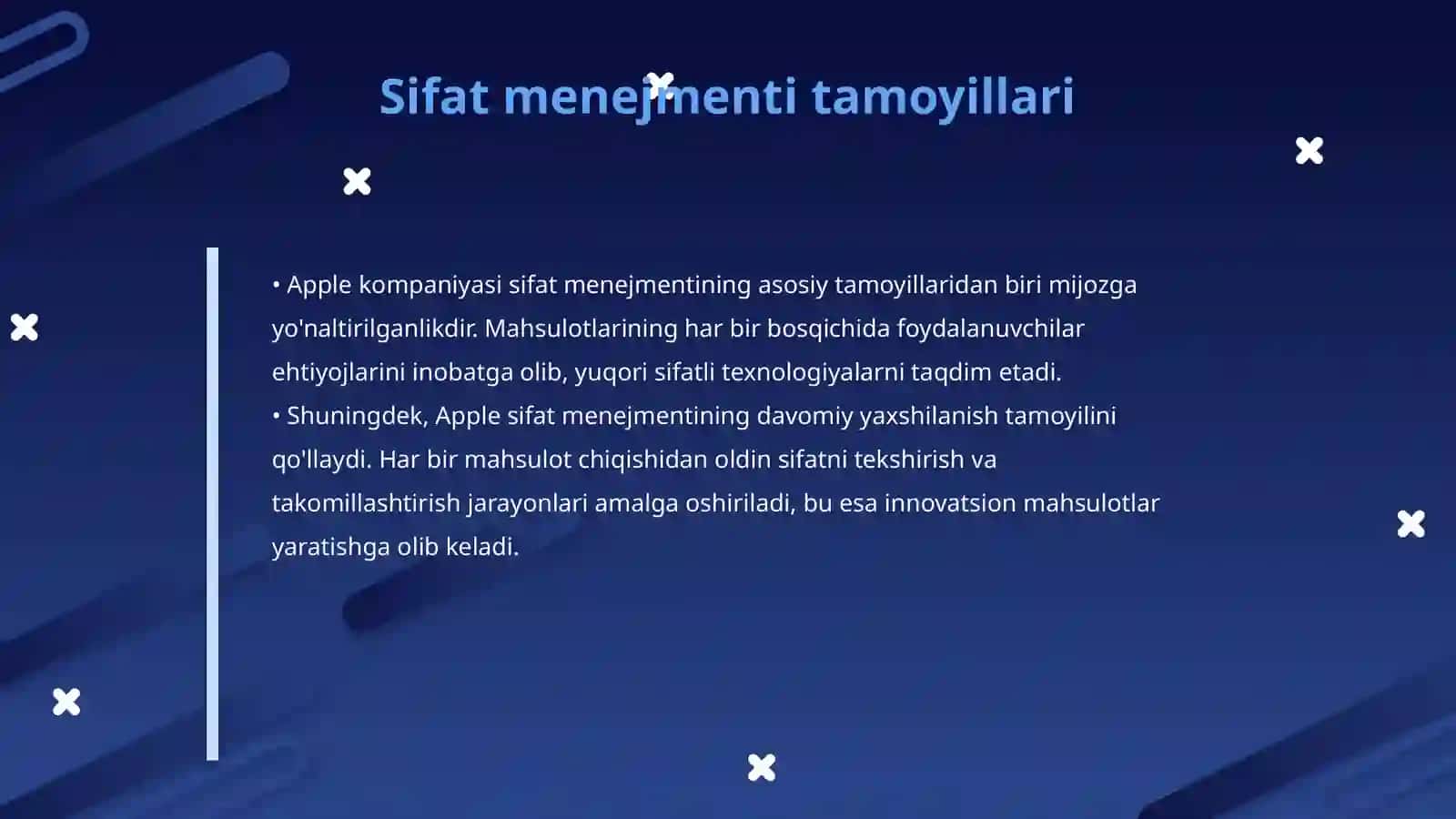 Apple kompaniyasi misolida sifat menejmenti 4