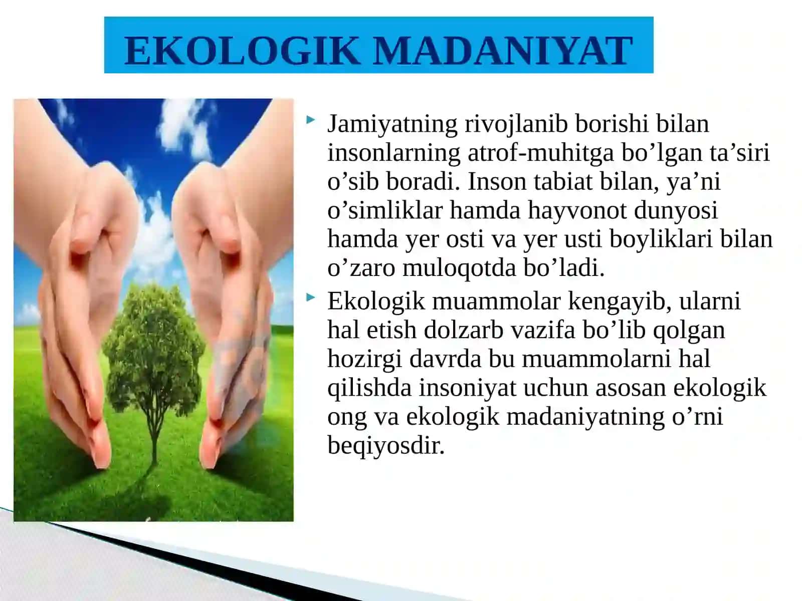 EKOLOGIK ONG VA ETNOMADANIYAT 4