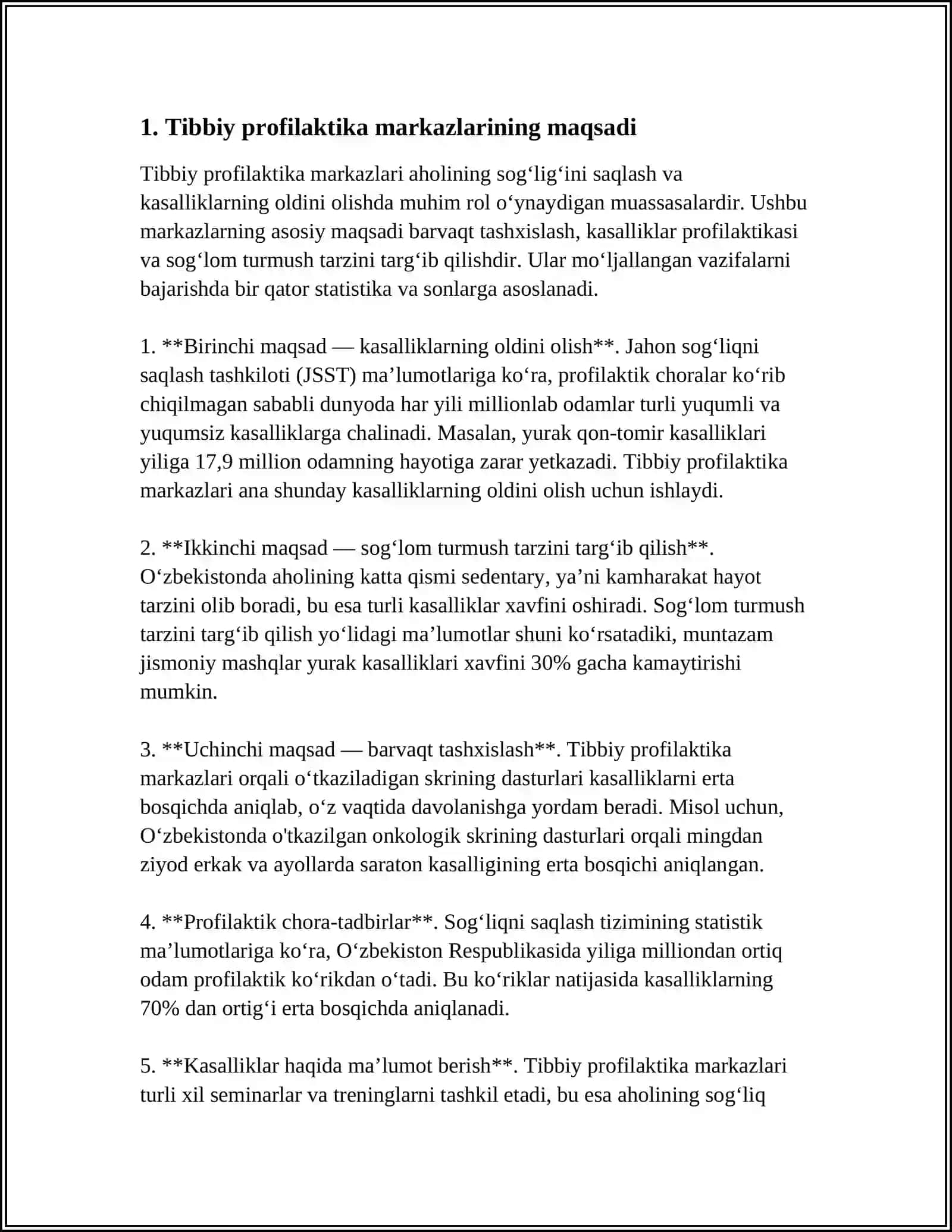 TIBBIY PROFILAKTIKA MARKAZLARI 4