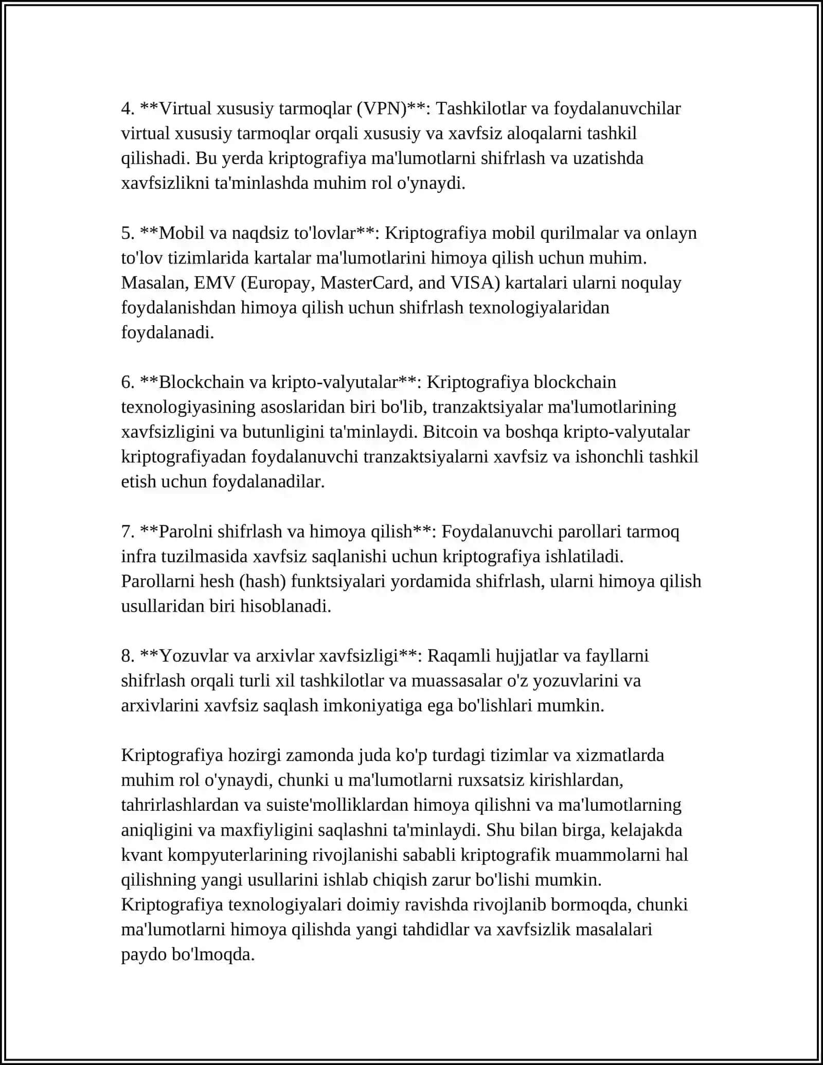 POLISTPASTLAR VA ULARNI QOʻLLANILISH SOHALARI 4