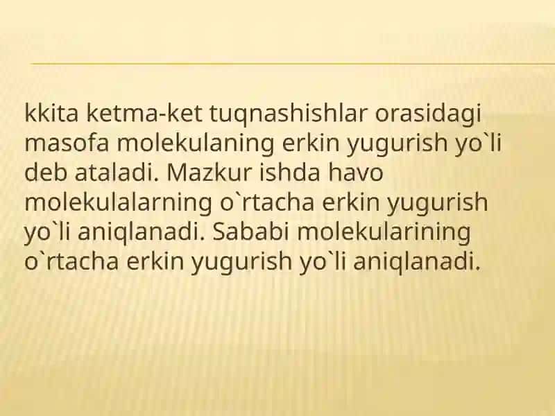 Gazning bajarganishi issiqlik sigʻimi aylanmajarayonlari 4