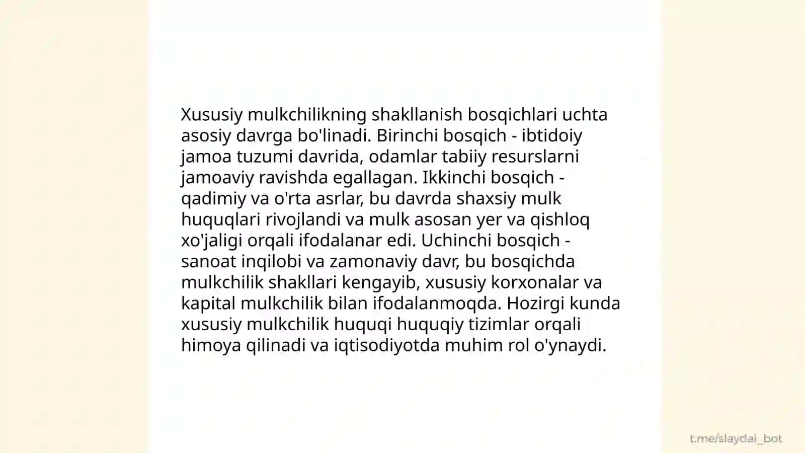 Iqtisodiy Islohatlar 4