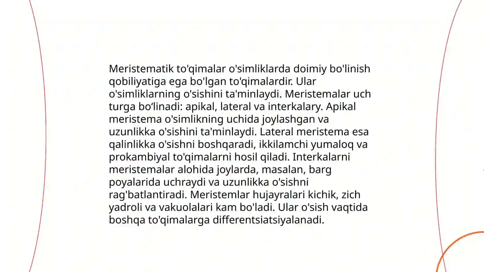 Oʻsimlik toʻqimalari va uning klassifikatsiyalari 4