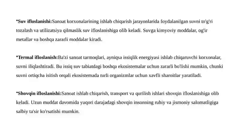 Sanoat Ifloslanishi 4