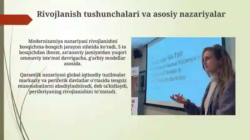 Rivojlanish falsafasi slayd 4