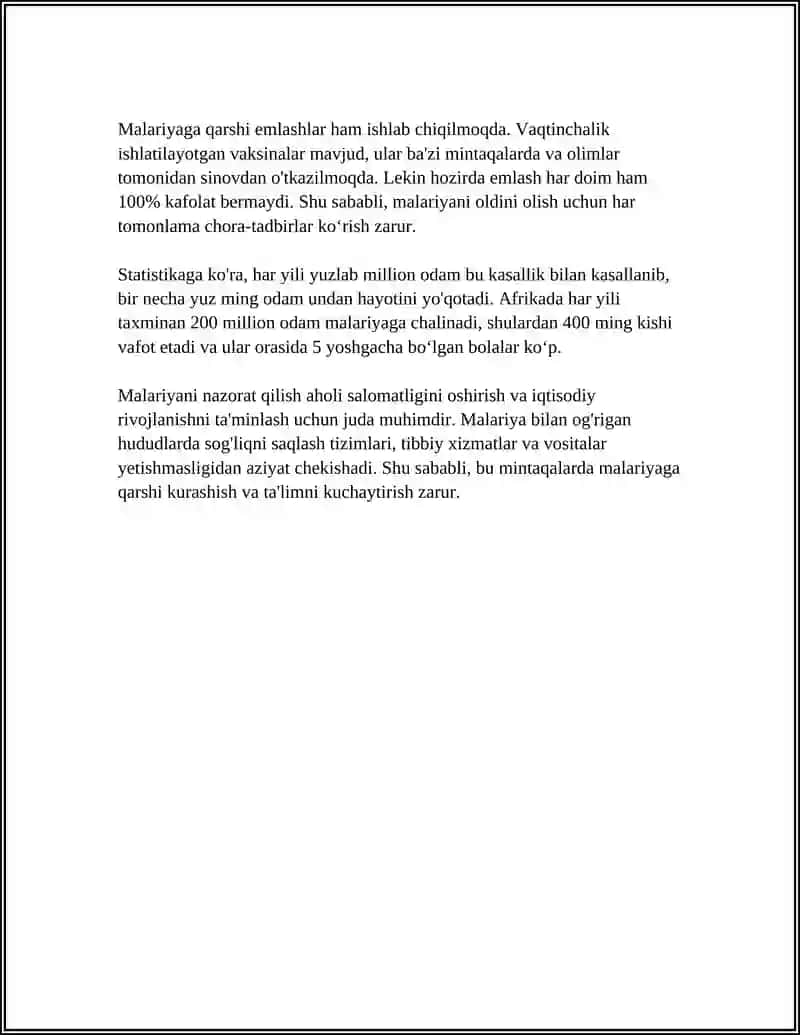 Malariya 4