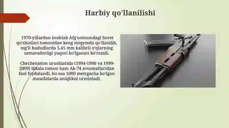 AK-74 ning tarixi 4