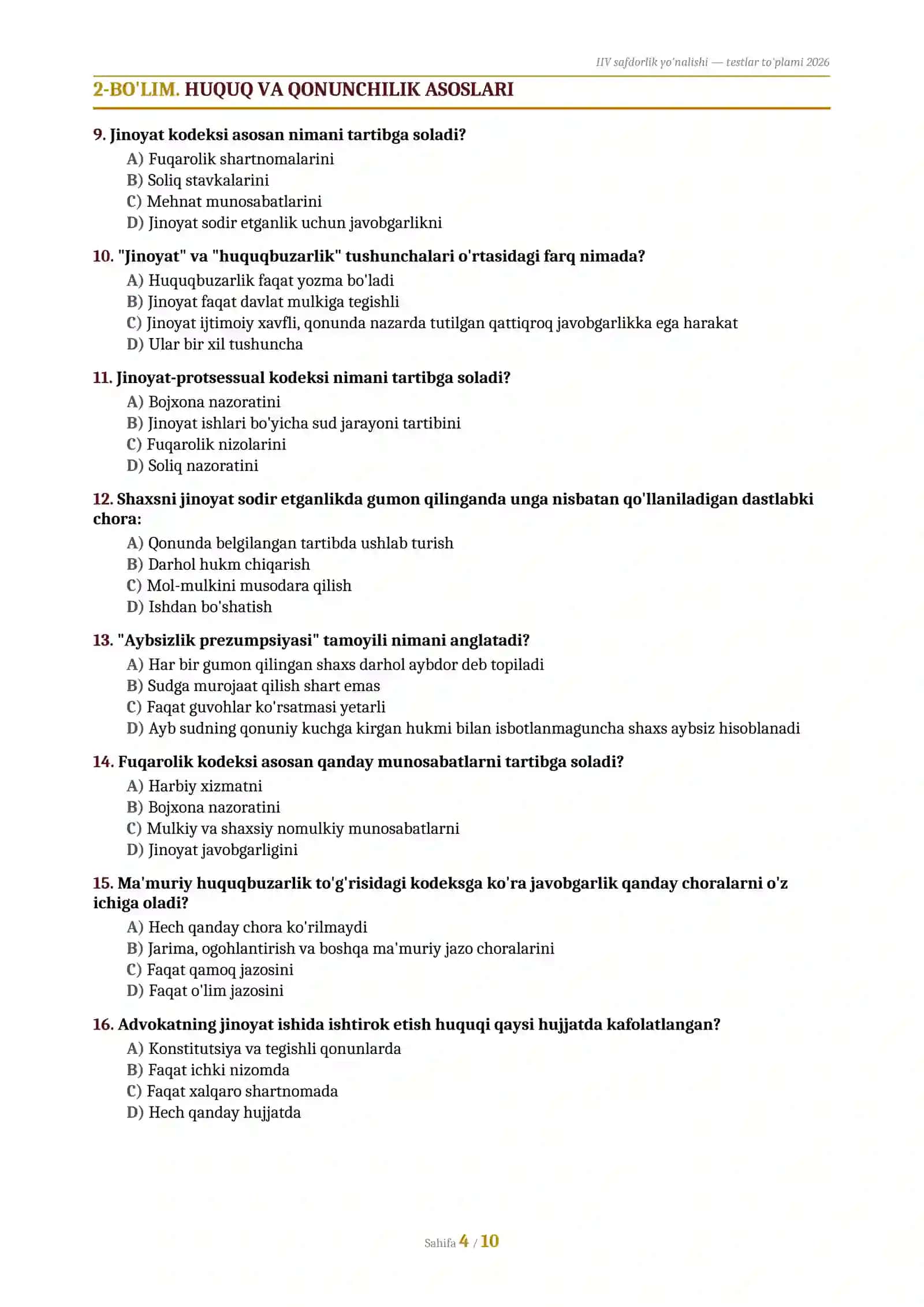 IIV safdorlik testlar 4