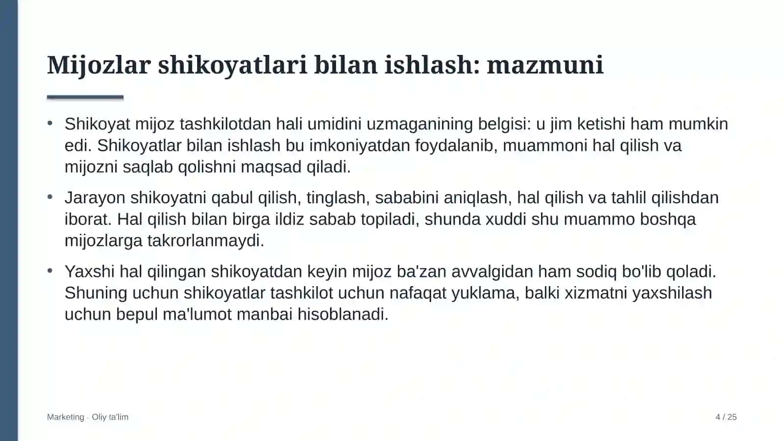 dukkakli ekinlar yetishtirishda mijozlar shikoyatlari bilan ishlash 1512 4