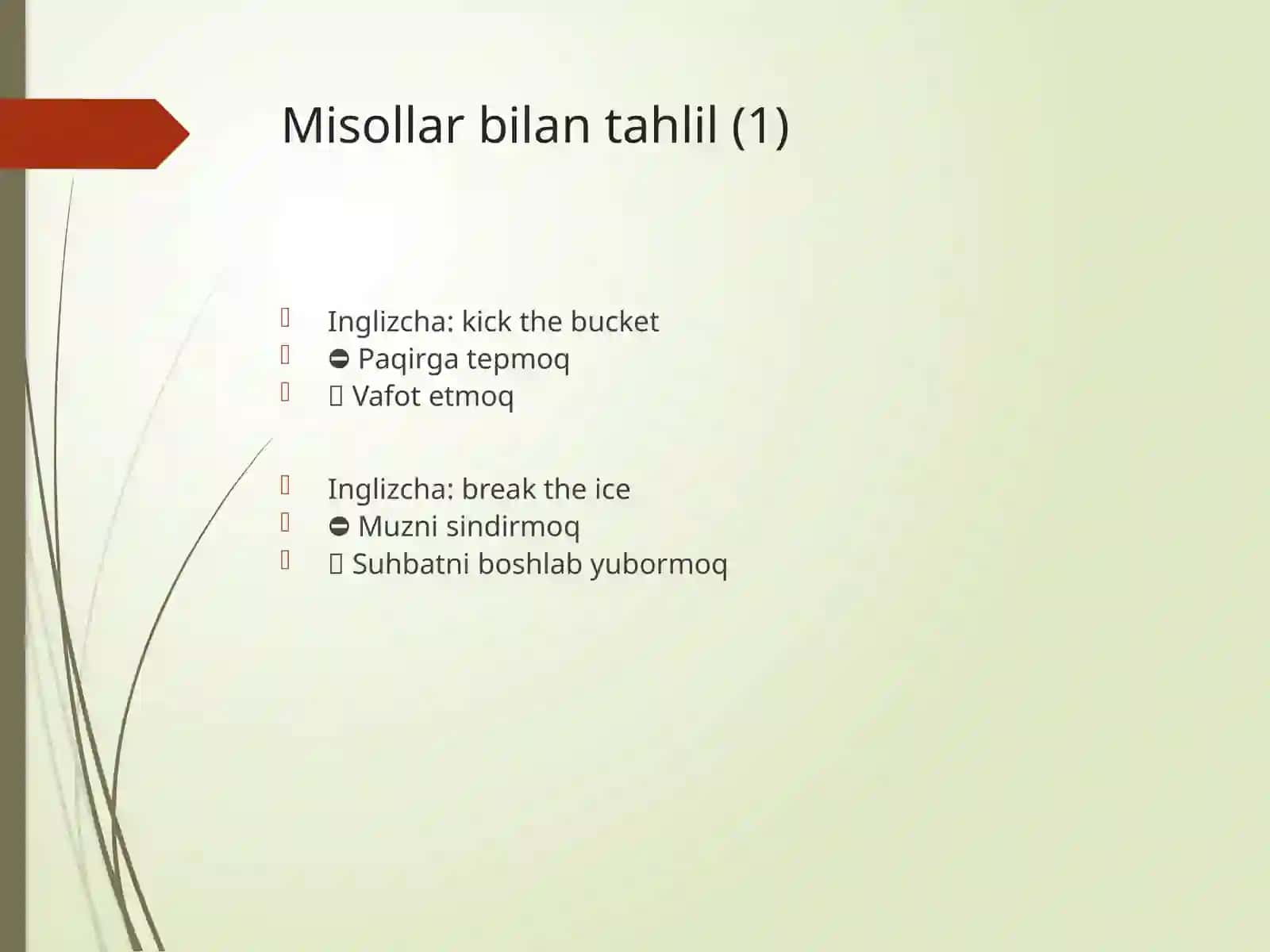 Frazeologik birliklarni ingliz tilidan tarjima qilish muammolari 4