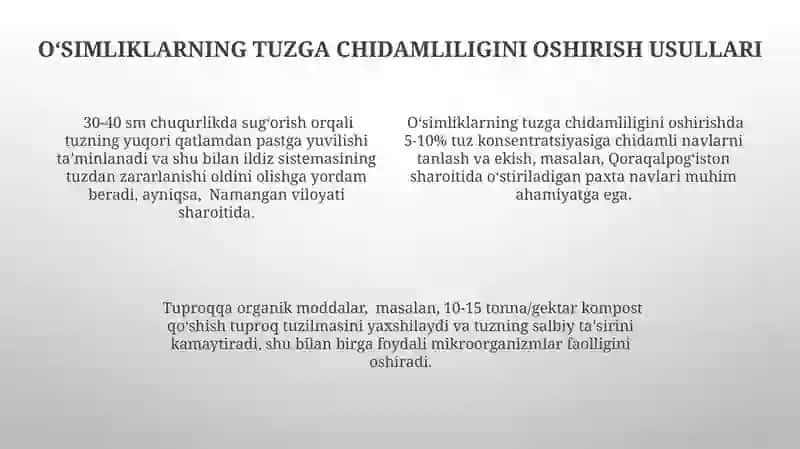 O'simtiklarning «tuz», «selitra» va «suv» bilan oziqlanishi haqida 4