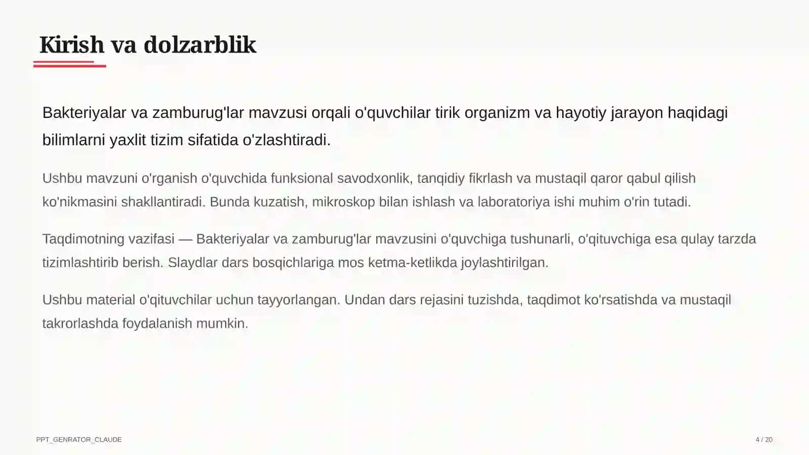 Bakteriyalar va zamburug'lar (6-sinf) 4