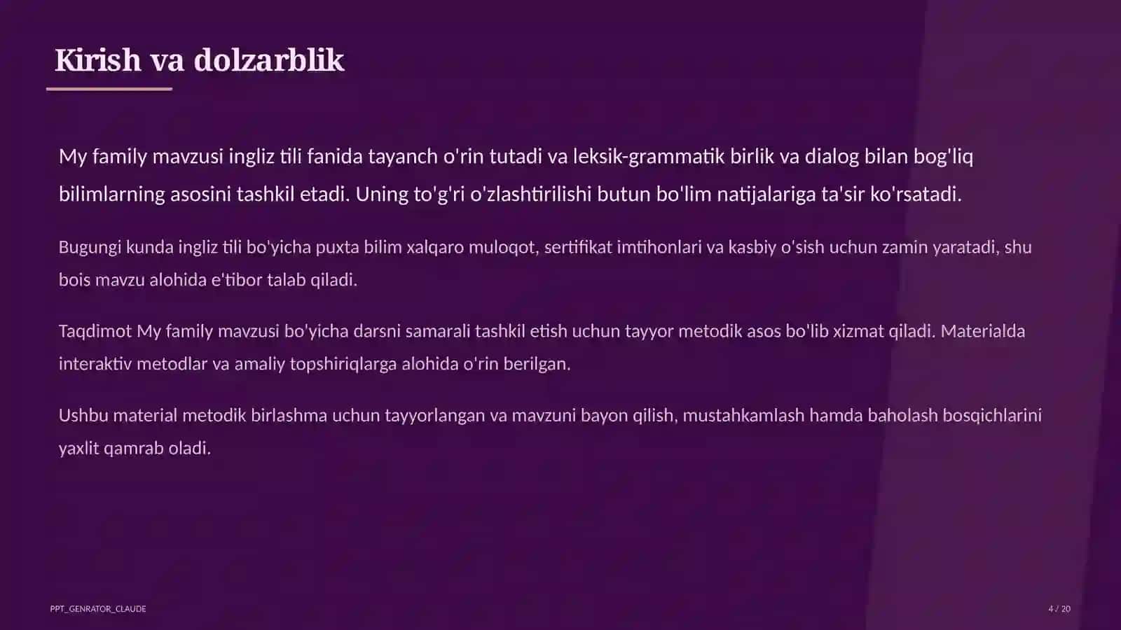 Ingliz tili (1–11) 4
