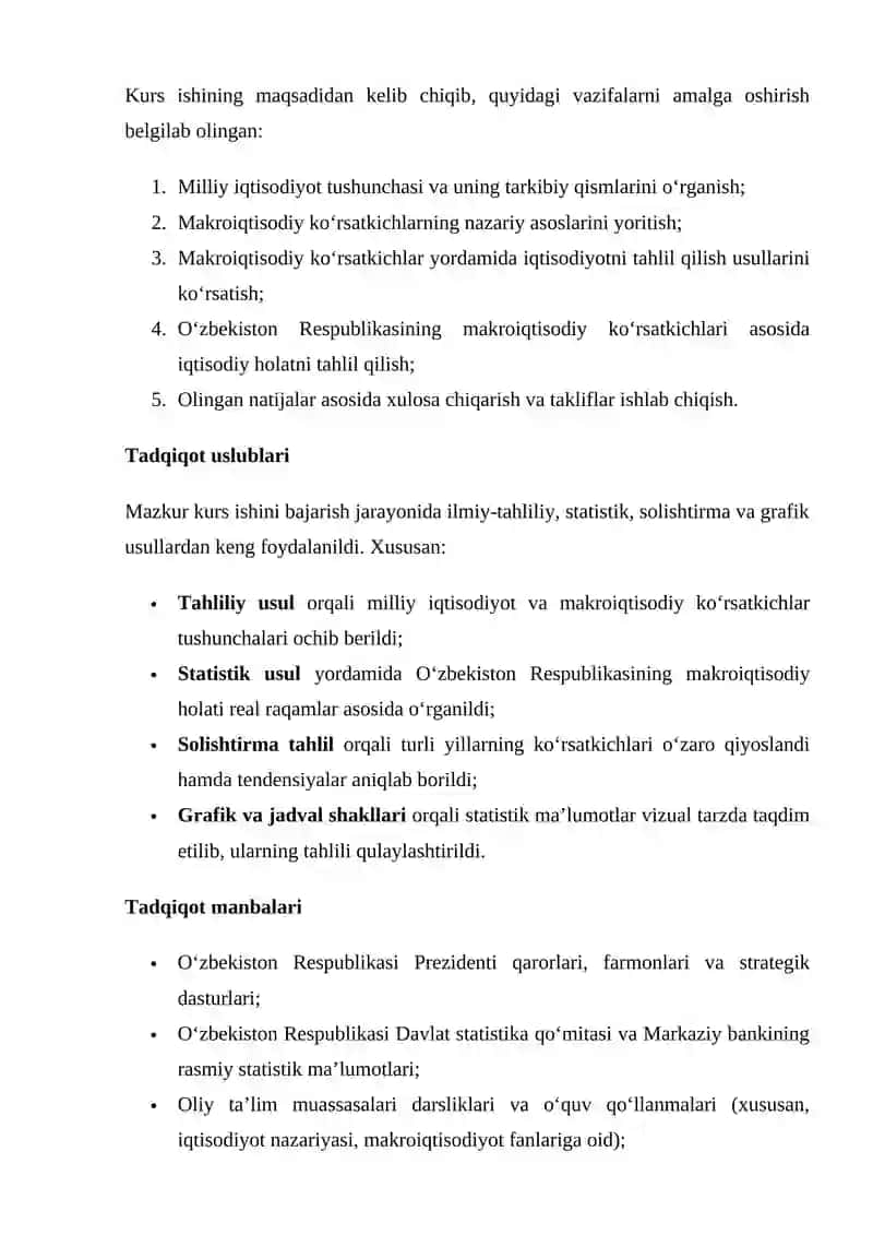 Milliy iqtisodiyot va uning makroiqtisodiy koʻrsatgichlari. 4