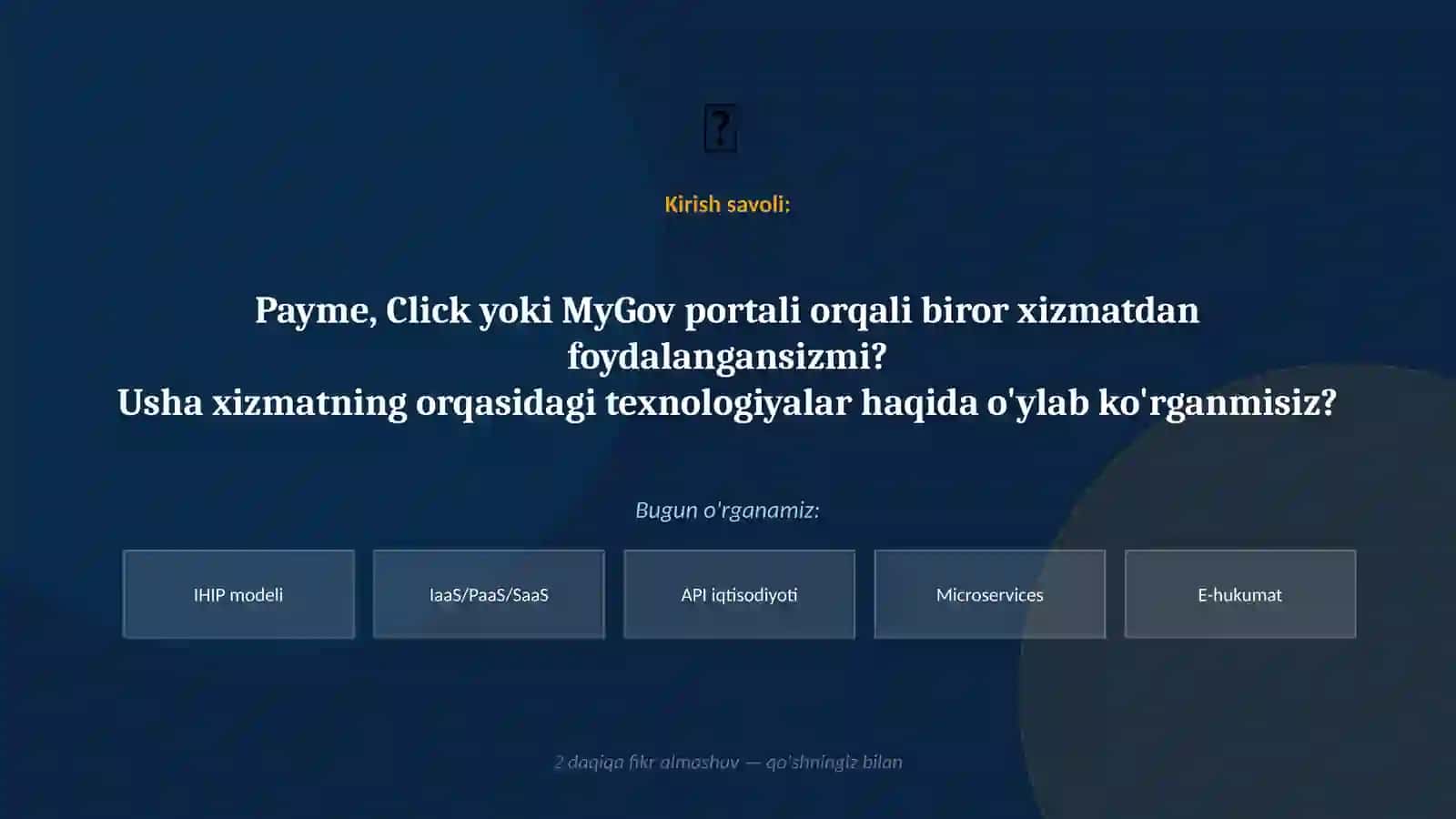 AXBOROT TEXNOLOGIYALARI VA SERVIS INNOVATSIYASI 4
