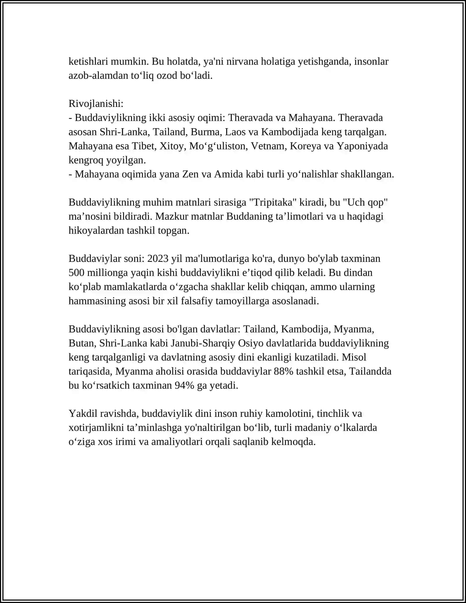 Buddaviylik asoslari 4