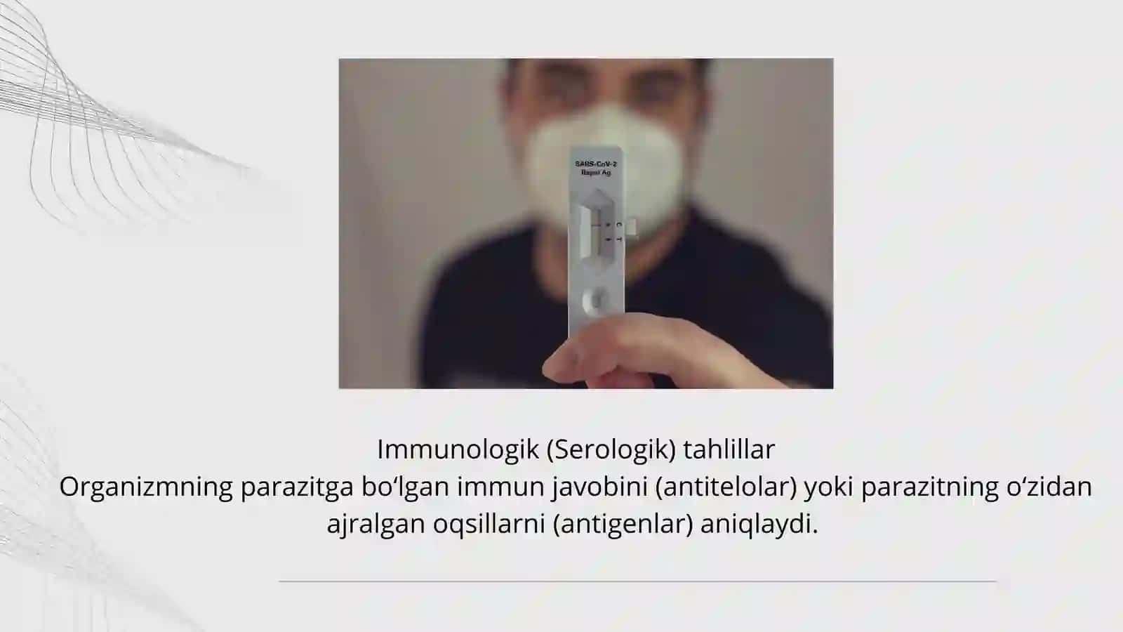Parazit kasalliklarning diagnostika usullari 4