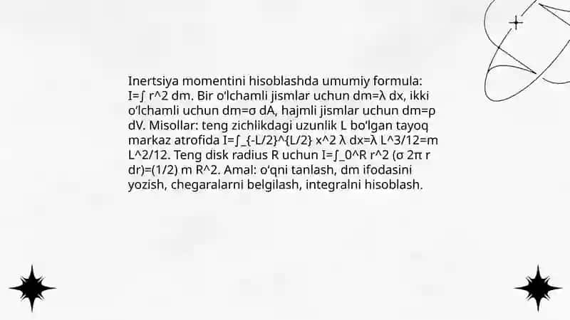 Integrallash usullari 4