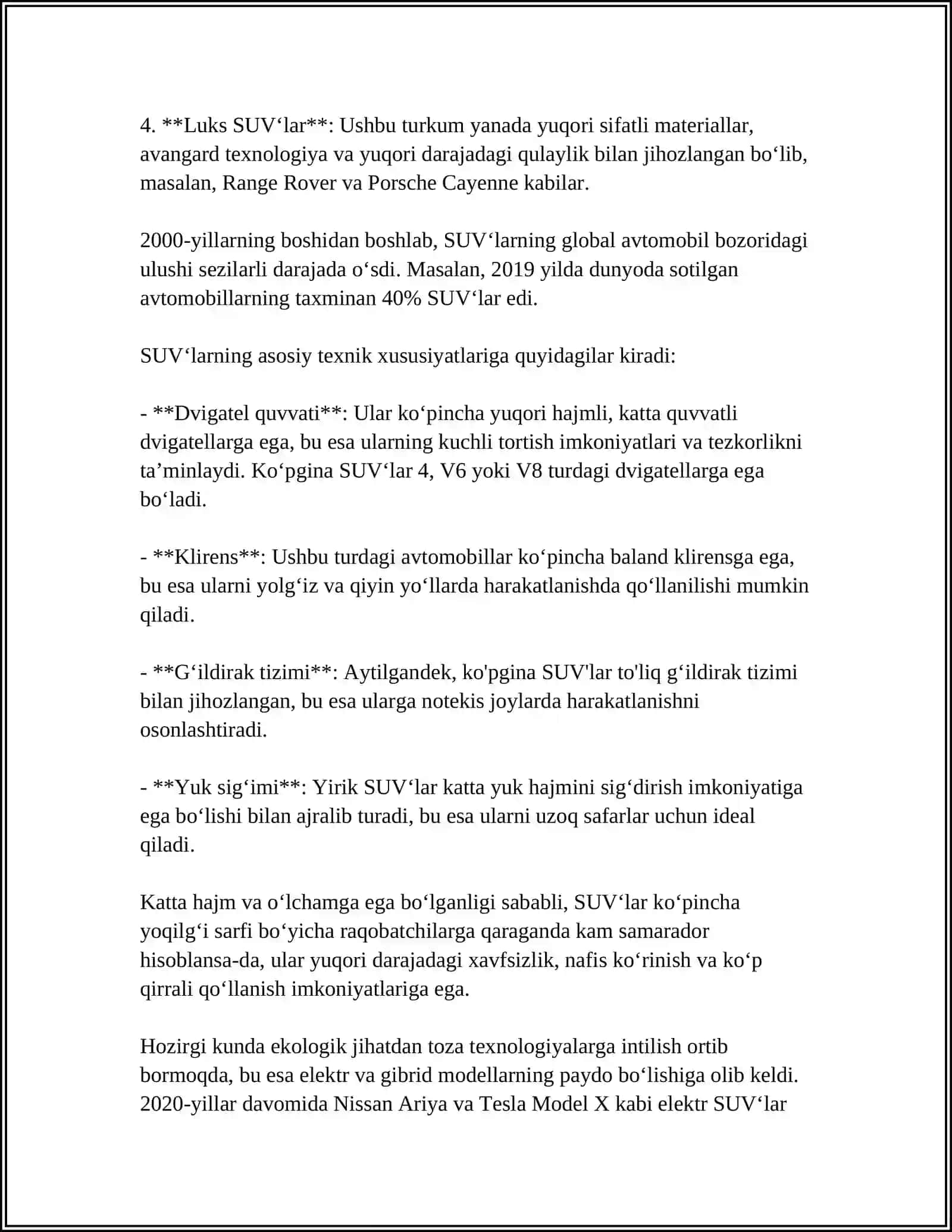 SUV ÕTLAR BÕLIMI VA KLAFIKATSIYASI 4