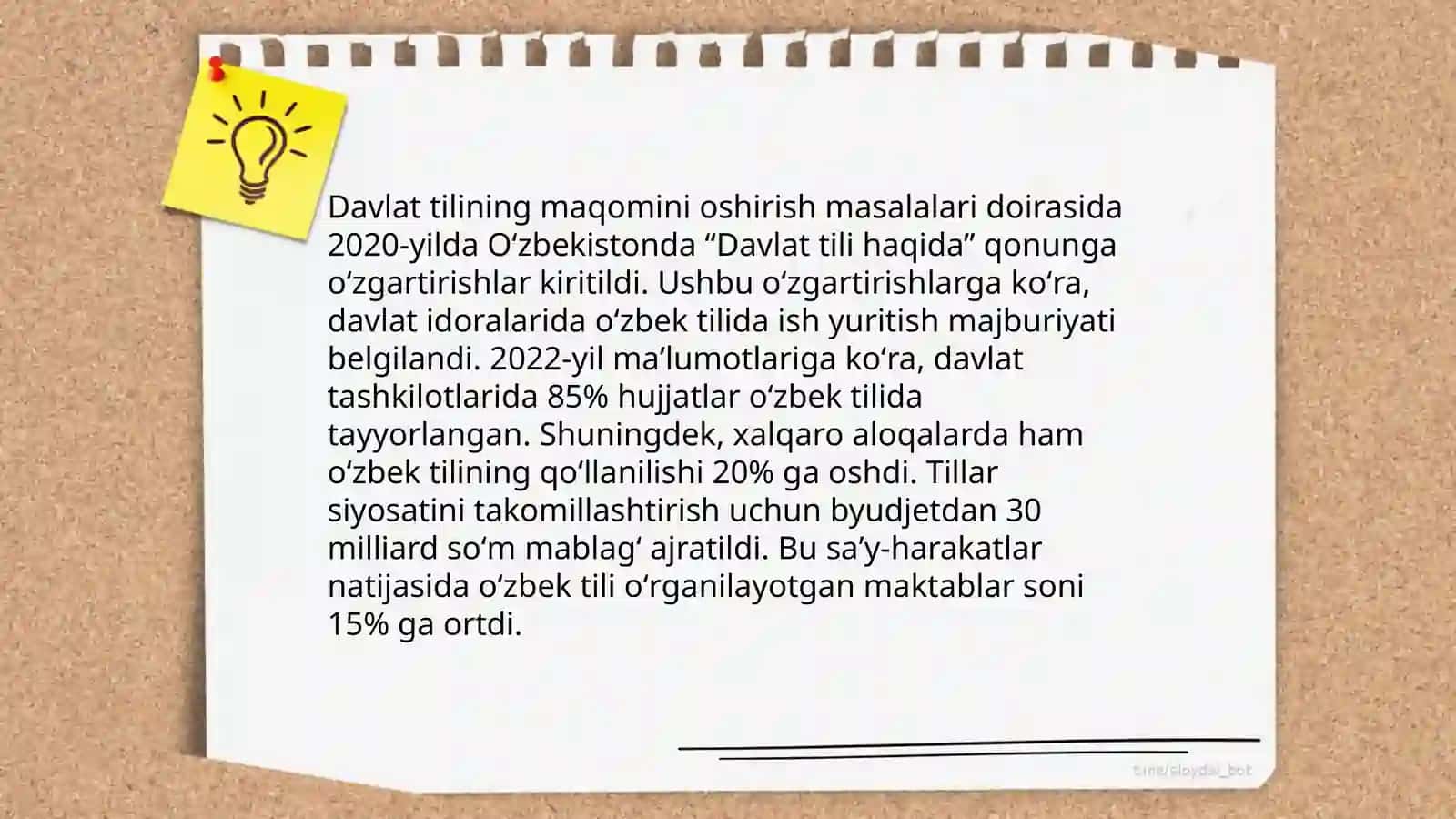 Ma'naviyat va davlat tilini rivojlantirish 4
