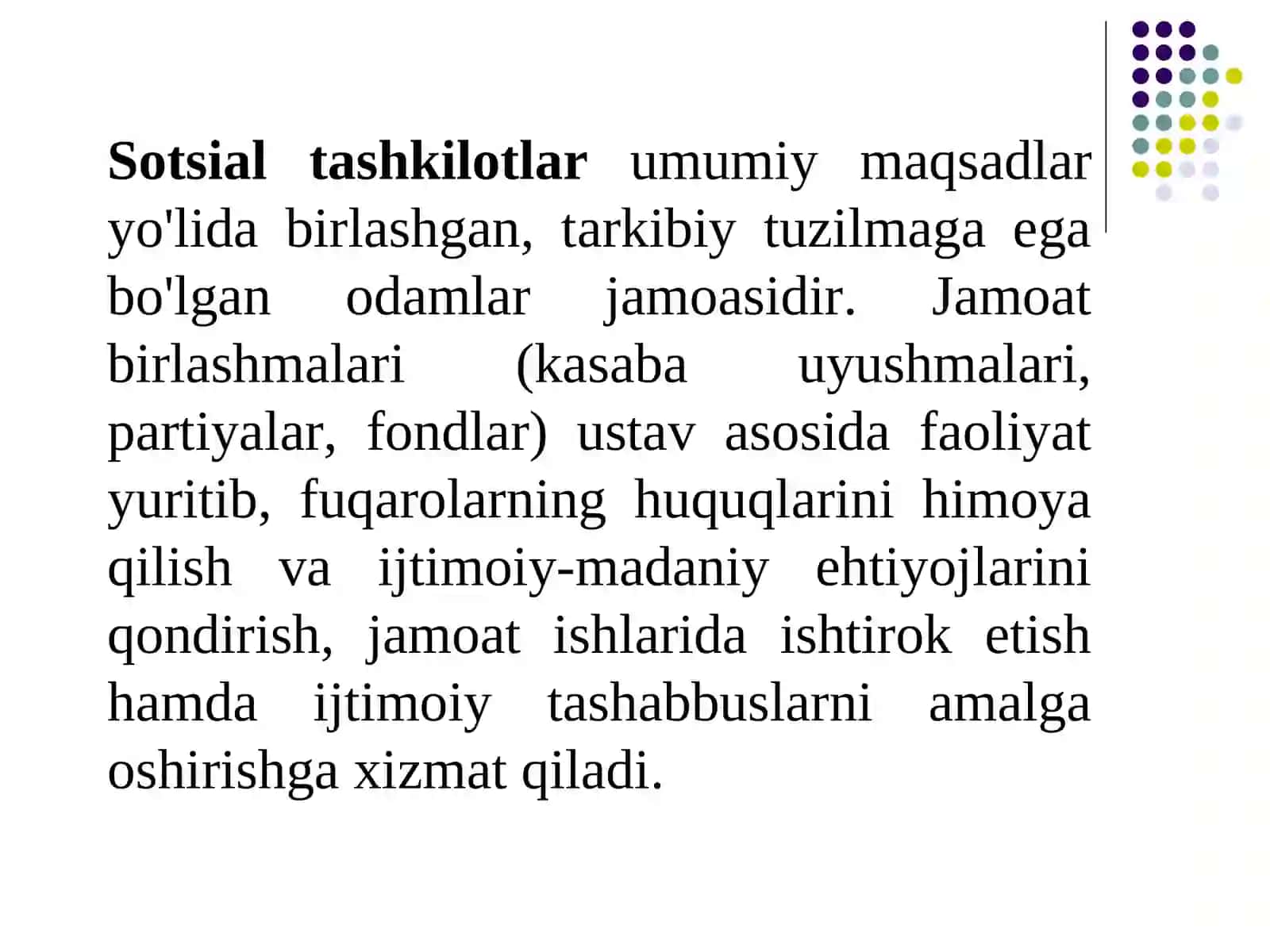 SOTSIAL TASHKILOT FAOLIYATI 4