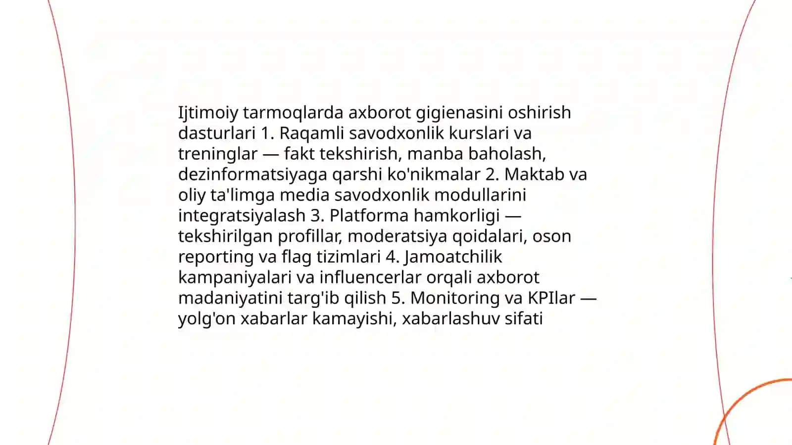 Ijtimoiy tarmoqlardagi mediaekologiyani barqarorlashtirish chora-tadbirlari 4