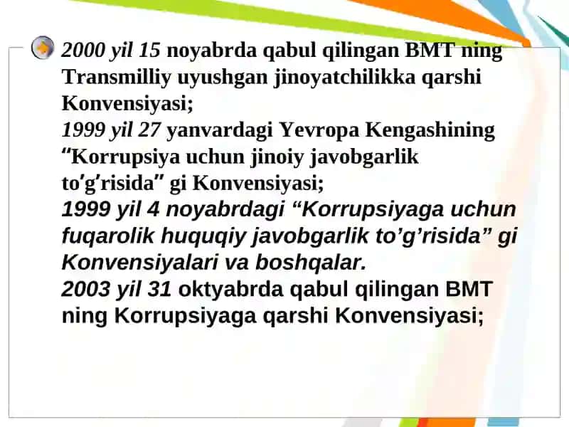 Korrupsiyaga qarshi kurash siyosati 4