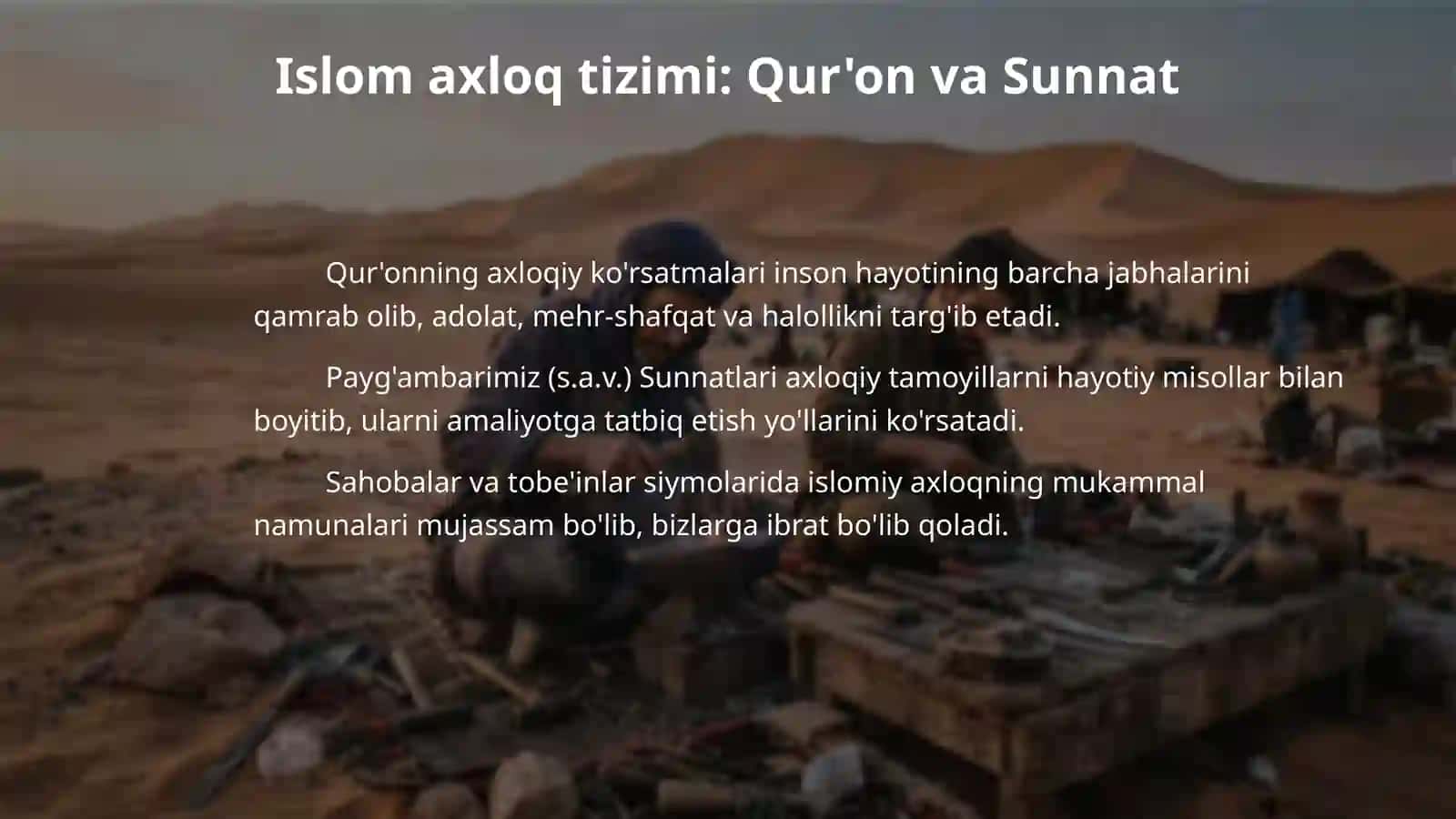 "Axloq va uning mohiyati" 4