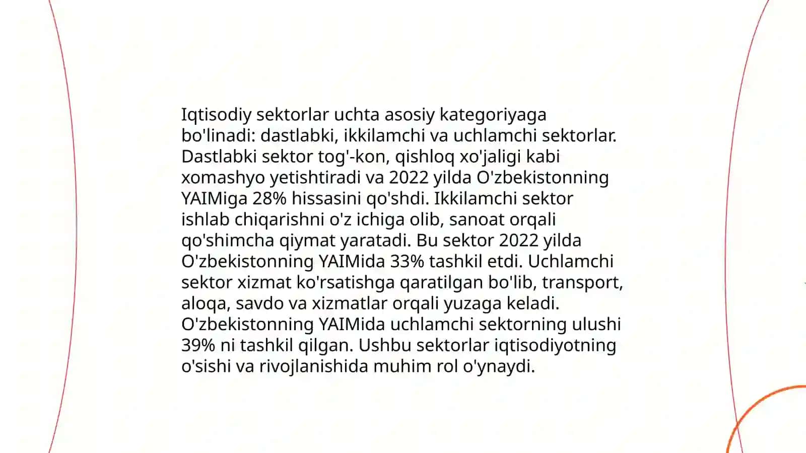 Sektorlarning aniqlanishi va asoslari 4