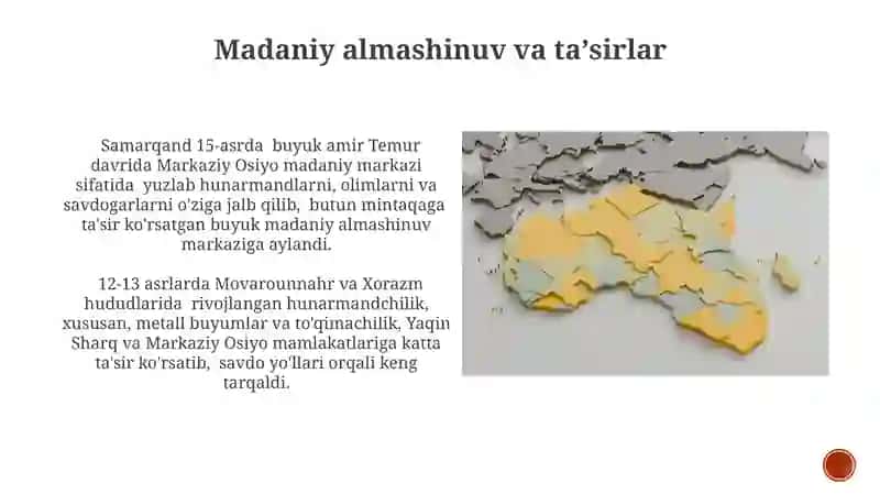 Rivojlangan O'rta Asrlar Davridagi Osiyo va Afrika Mamlakatlari 4