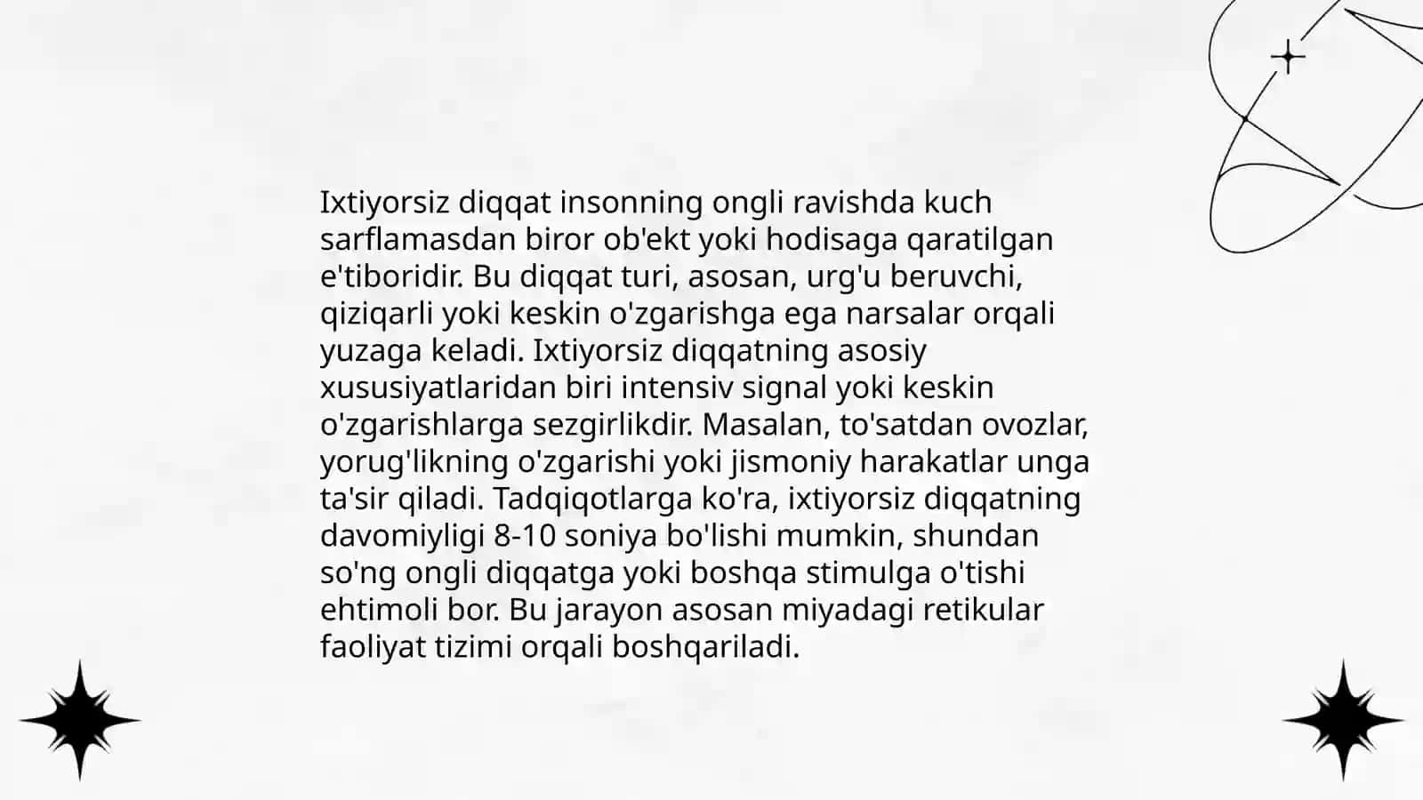Diqqat turlari 4