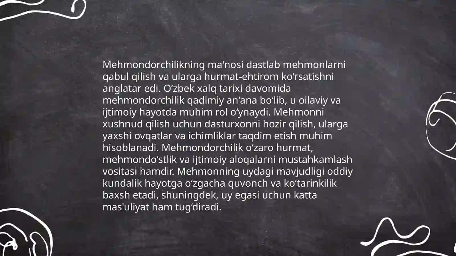 Mehmondorchilik odobi 4
