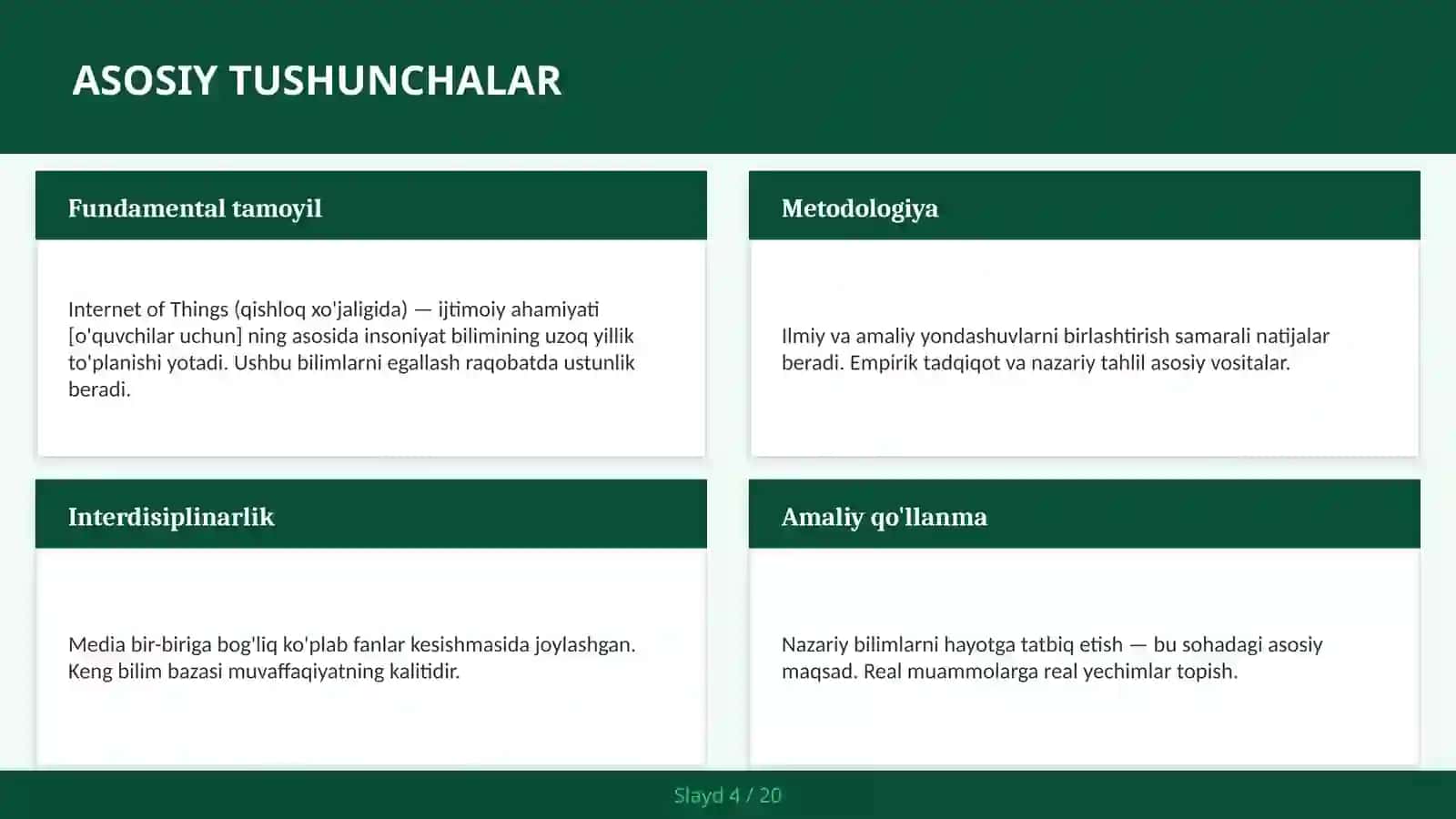 INTERNET OF THINGS (QISHLOQ XO'JALIGIDA) — IJTIMOIY AHAMIYATI [O'QUVCHILAR UCHUN] 4