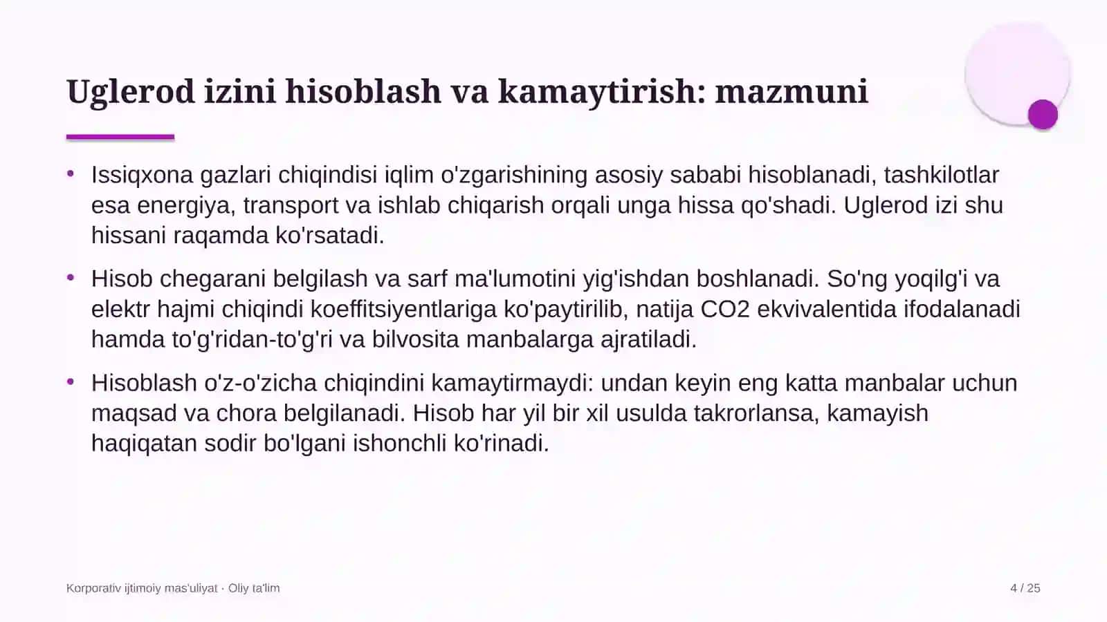 energetika ta'mirlash korxonalarida uglerod izini hisoblash va kamaytirish 7172 4