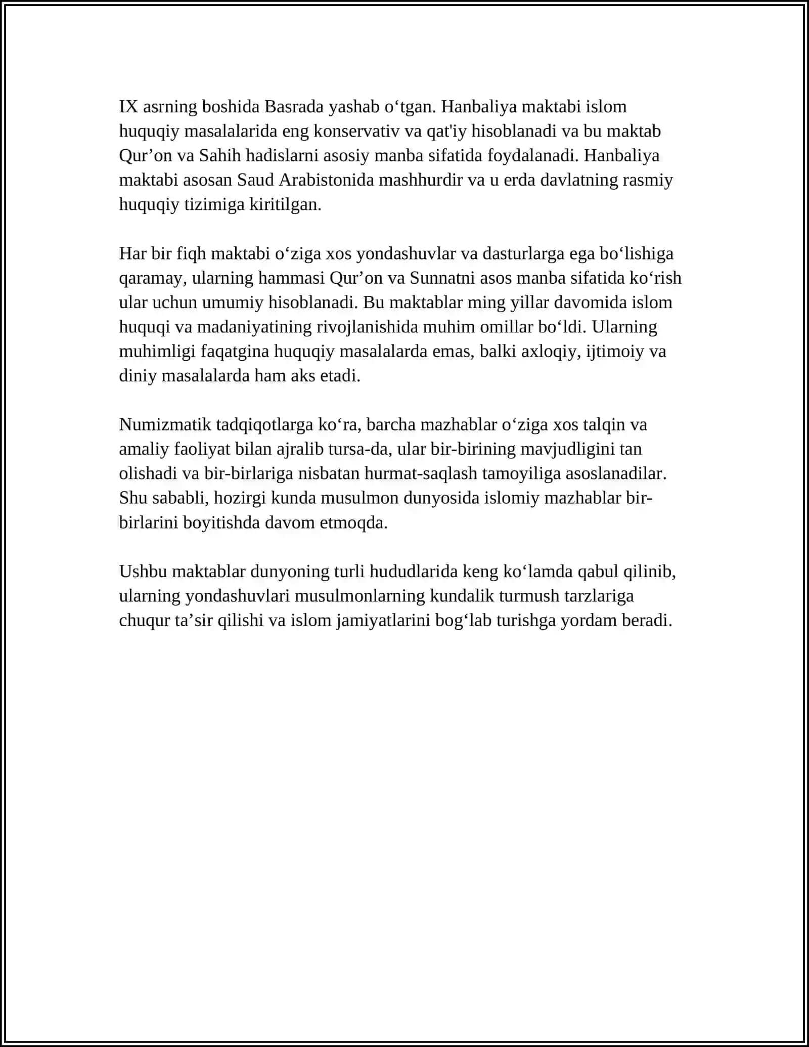 Hanafiya fiqh maktabi 4