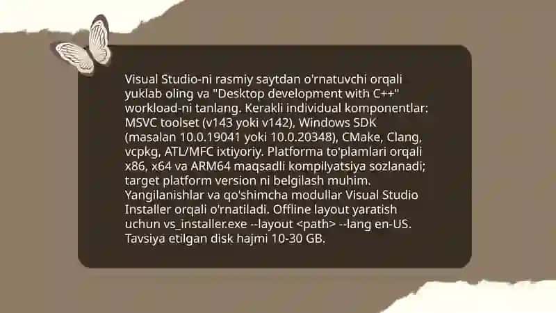 Visual C++ muhitida dasturlash 4