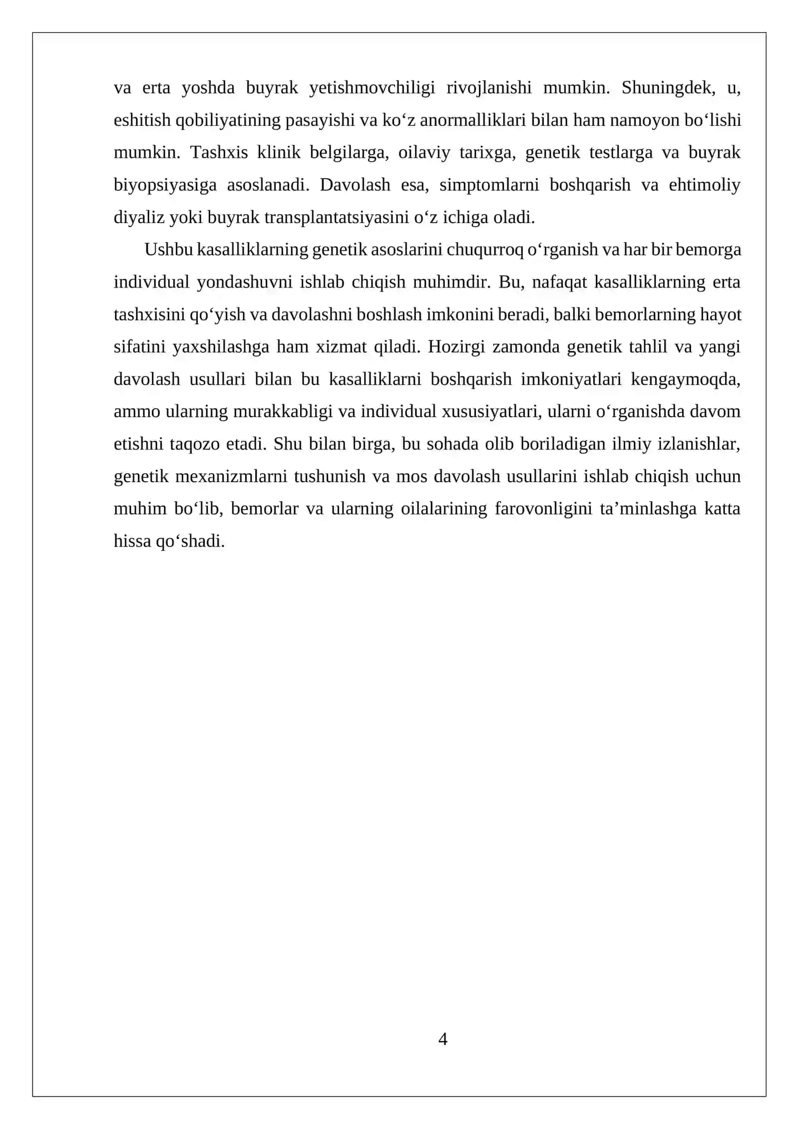 NASLIY NEFROPATIYALAR: BUYRAKLAR POLIKISTOZI, GUDPASCHER SINDROMI, ALPORT SINDROMI 4