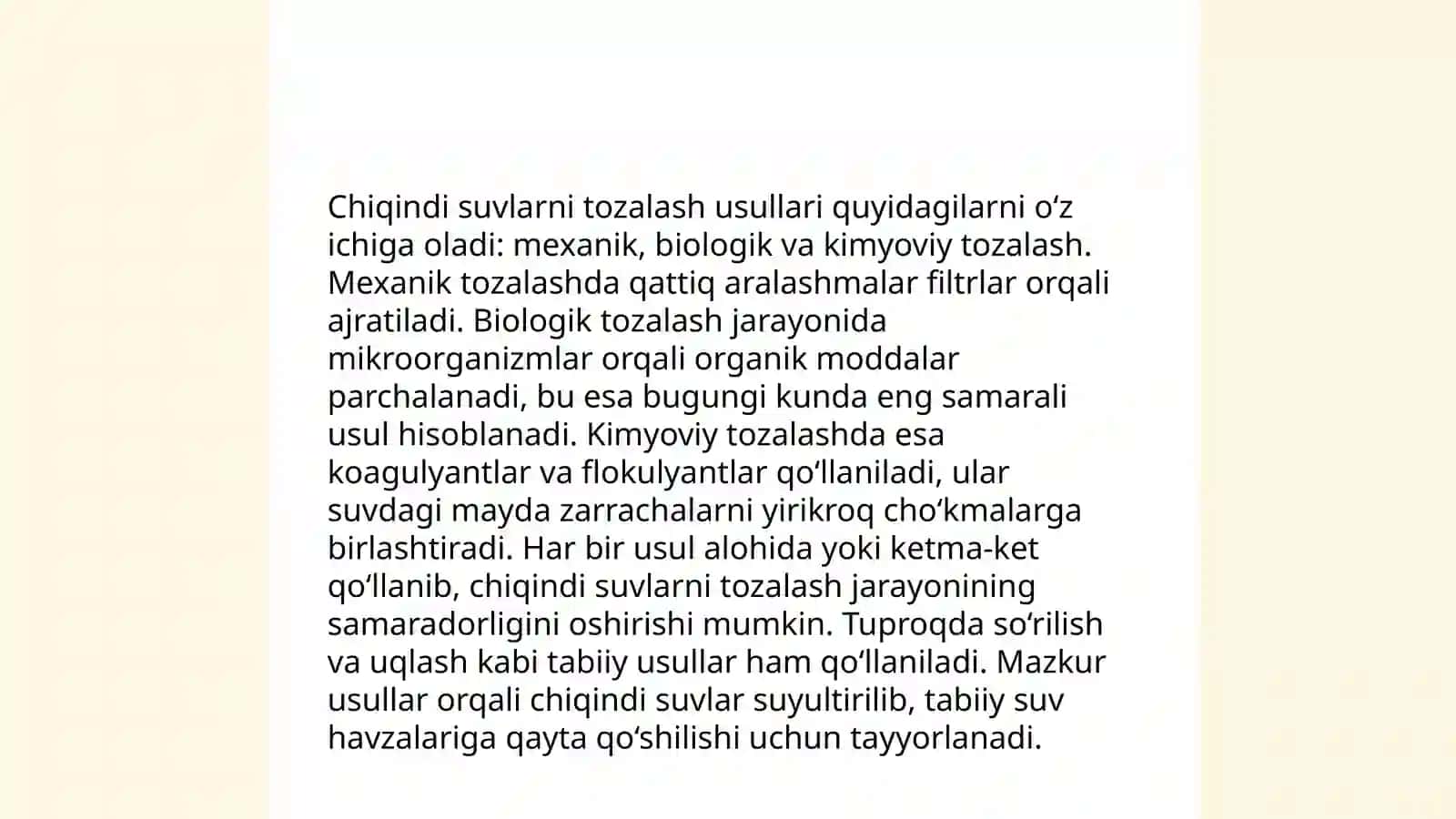 Chiqindi suvlardan namunalar olish uslubi 4