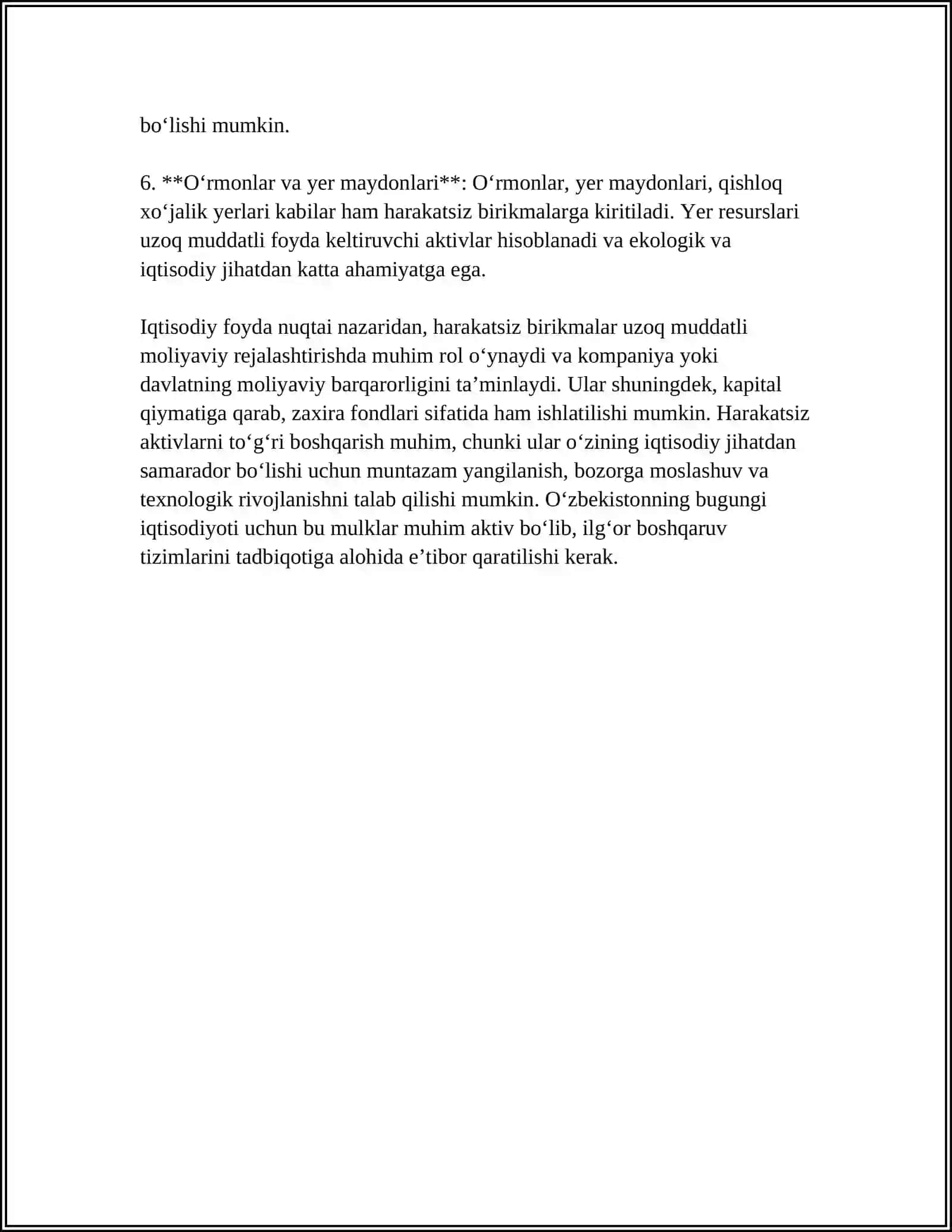 HARAKATSIZ VA HARAKATCHANG BIRIKMALAR 4